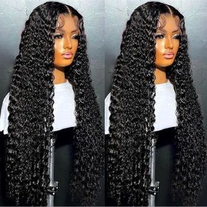 30inch Human Hair Water Wave Curly Wig